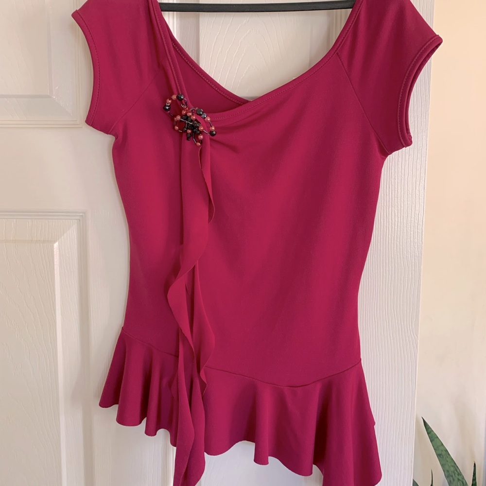 Cute Magenta Top